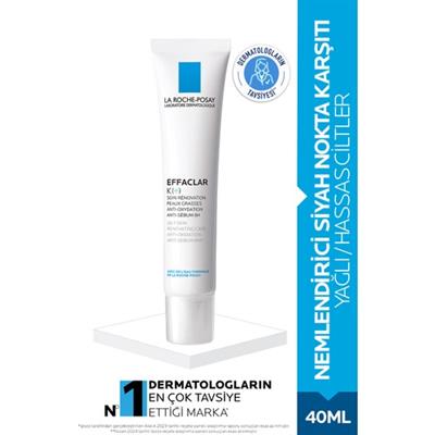 La Roche-Posay Effaclar K(+) Sebum Düzenleyici Nemlendirici Krem Yağlı Hassas Ciltler 40 ml
