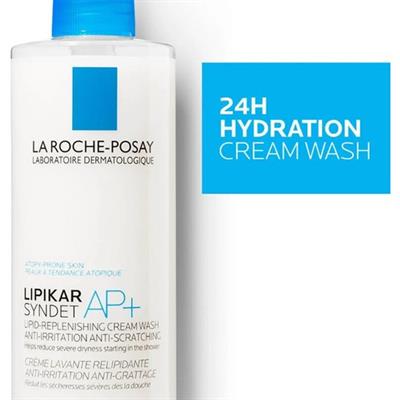 La Roche-Posay Lipikar Syndet AP+ Bebek&Çocuk, Yetişkin Vücut Yıkama Jeli Çok Kuru ve Atopiye Eğilim Gösterebilen Ciltler 400 ml
