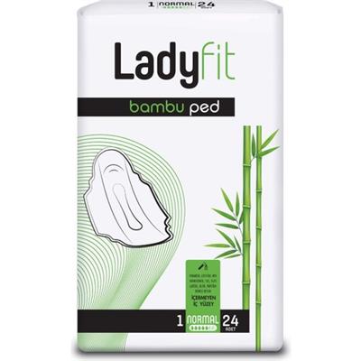 Ladyfit Bambu Ped Süper Normal 24 Ped