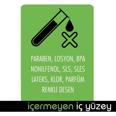 Ladyfit Bambu Ped Süper Uzun 20 Adet Gece Kullanım için Uygun Nefes Alabilen Yüzey