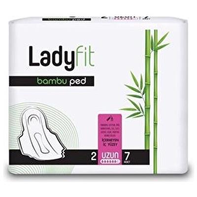Ladyfit Bambu Ped Uzun 7 Adet Gün Boyu Konfor Sağlayan Nefes Alabilen Yüzey