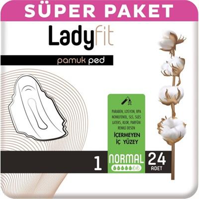 Ladyfit Pamuk Ped Süper Normal 24 Ped