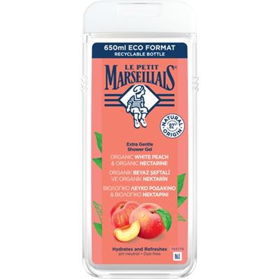 Le Petit Marseillais Beyaz Şeftali ve Nektarin Duş Jeli 650 ml