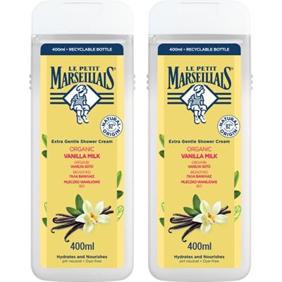 Le Petit Marseillais Vanilya Sütü Duş Jeli 400 ml X 2 Adet