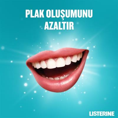 Listerine Cool Mint Ağız Gargarası Plak Oluşumunu Azaltan 500 ml Taze Nane Aromalı