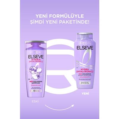 LOréal Paris Elseve Hydra [Hyaluronic] Nem Dolduran Bakım Şampuanı 300 ml
