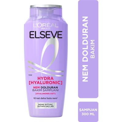 LOréal Paris Elseve Hydra [Hyaluronic] Nem Dolduran Bakım Şampuanı 300 ml