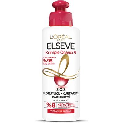 LOréal Paris Elseve Komple Onarıcı 5 S.O.S Koruyucu - Kurtarıcı Bakım Kremi 200 ml