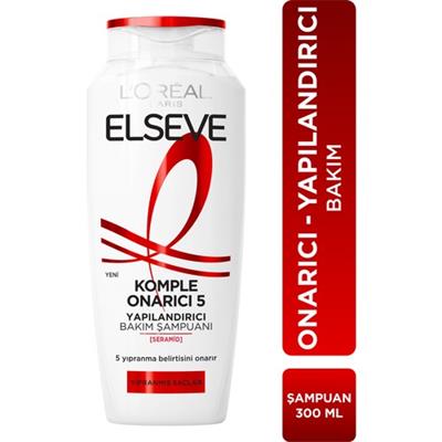 LOréal Paris Elseve Komple Onarıcı 5 Yapılandırıcı Bakım Şampuanı 300 ml