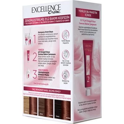 LOréal Paris Excellence Creme Saç Boyası - 5.5 Kızıl Kestane