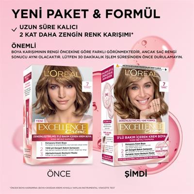 LOréal Paris Excellence Creme Saç Boyası - 7 Kumral