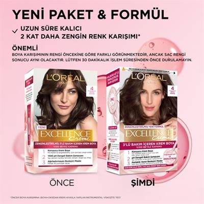 LOréal Paris Excellence Creme Saç Boyası - 4 Kahve