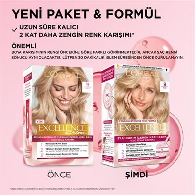 LOréal Paris Excellence Creme Saç Boyası - 9 Sarı