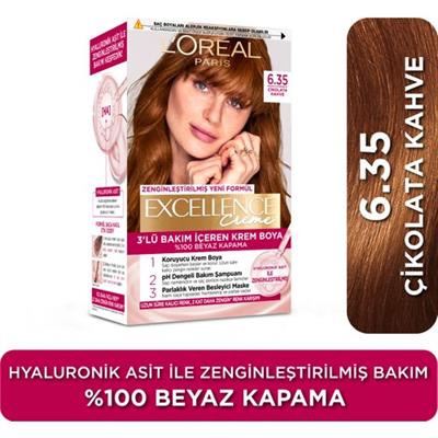 LOréal Paris Excellence Creme Saç Boyası - 6.35 Çikolata Kahve