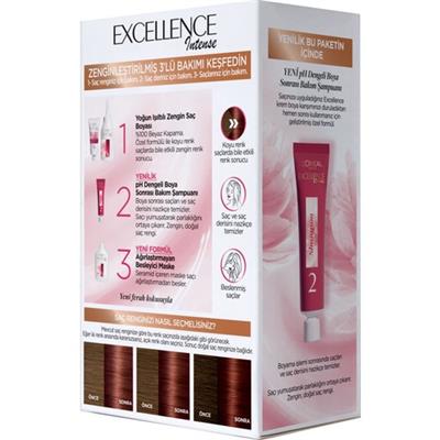 LOréal Paris Excellence Intense Saç Boyası 5.52 Sıcak Kestane