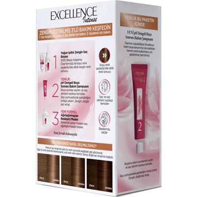 LOréal Paris Excellence Intense Saç Boyası  5.3 Sıcak Çikolata