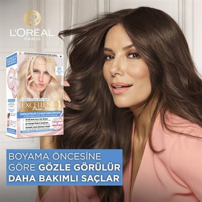 LOréal Paris Excellence Pure Blond Saç Boyası - 03 Ultra Açık Küllü Sarı
