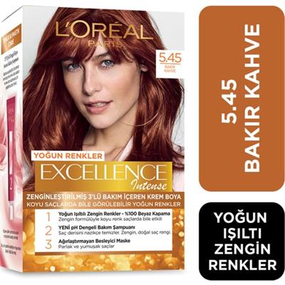LOréal Paris Excellence Saç Boyası 5.45 Bakır Kahve