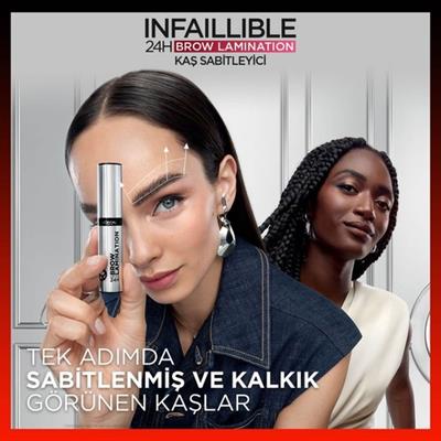 Loréal Paris Infaillible 24H Brow Lamination Şeffaf Kaş Sabitleyici