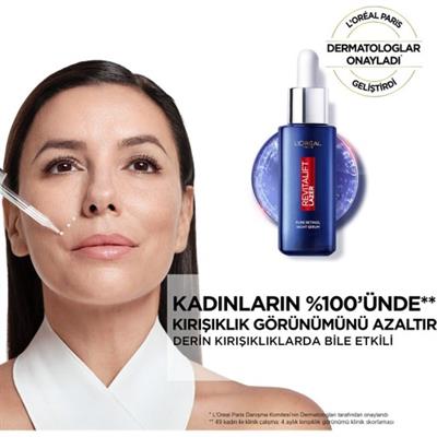 LOréal Paris Loreal Revitalift Filler %1.5 Saf Hyaluronik Asit Serum + Saf Retinol Gece Serumu