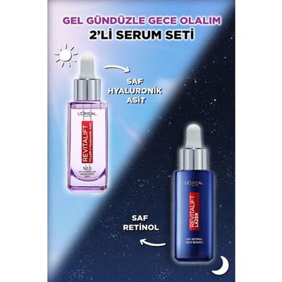 LOréal Paris Loreal Revitalift Filler %1.5 Saf Hyaluronik Asit Serum + Saf Retinol Gece Serumu
