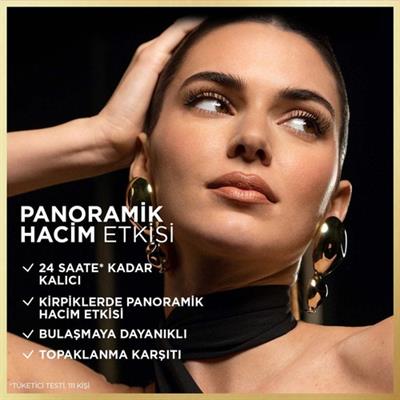 LOréal Paris Panorama Hacim Veren Maskara All Night Black - Siyah