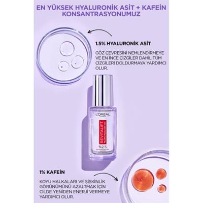 LOréal Paris Revitalift Filler Göz Çevresi Göz Serumu 20Ml