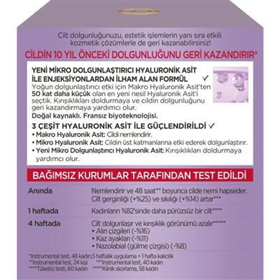 LOréal Paris Revitalift Filler Yoğun Dolgunlaştırıcı Yaşlanma Karşıtı Gündüz Kremi 50Ml - Hyaluronik Asit