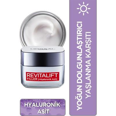 LOréal Paris Revitalift Filler Yoğun Dolgunlaştırıcı Yaşlanma Karşıtı Gündüz Kremi 50Ml - Hyaluronik Asit