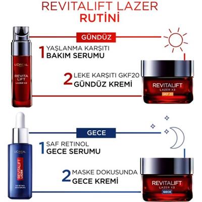 LOréal Paris Revitalift Lazer Saf Retinol Gece Serumu