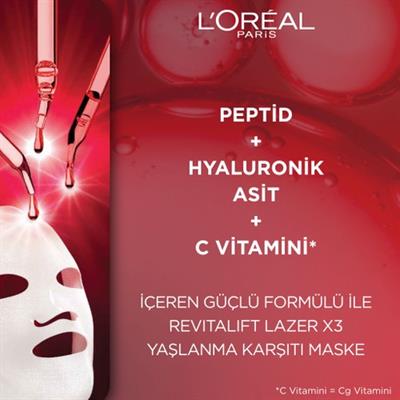 LOréal Paris Revitalift Lazer X3 Yaşlanma Karşıtı Maske