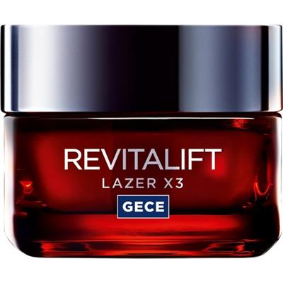 LOréal Paris Revitalift Lazer X3 Yoğun Yaşlanma Karşıtı Gece Bakım Kremi