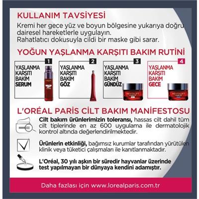 LOréal Paris Revitalift Lazer X3 Yoğun Yaşlanma Karşıtı Gece Bakım Kremi