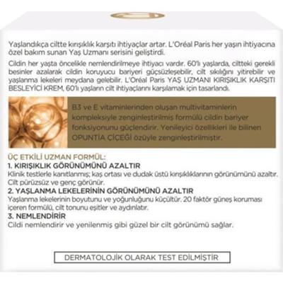 LOréal Paris Yaş Uzmanı 60+  Besleyici Krem