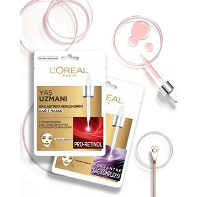 LOréal Paris Yaş Uzmanı Sıkılaştırıcı Kağıt Maske 40+