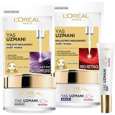 LOréal Paris Yaş Uzmanı Sıkılaştırıcı Kağıt Maske 40+
