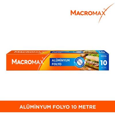 Macromax Alüminyum Folyo 10 Metre, Ekstra Dayanıklı, Isıyı Koruyan ve Eşit Dağıtan Yapı