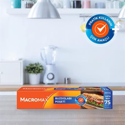 Macromax Buzdolabı Poşeti Orta Boy 75li