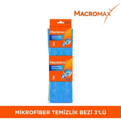 Macromax Mikrofiber Temizlikbezi 3lü