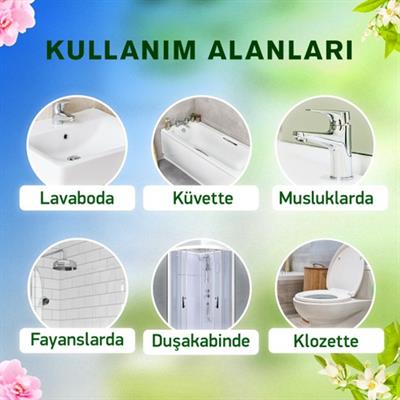 Marc Banyo ve Mutfak Temizleyici Yağ Çözücü & Kireç Sökücü Sprey 2li Set (2x750 ml)
