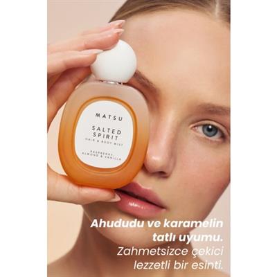 Matsu Saç ve Vücut Misti Ahududu Badem Vanilya Notalı 50 ml Cam Şişe Günlük Kullanıma Uygun