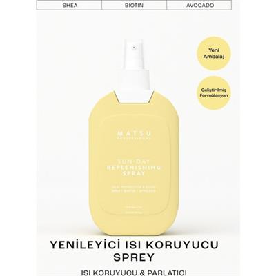 Matsu Sun Day Isıya Karşı Koruyucu Replenishing Saç Bakım Spreyi 200 Ml