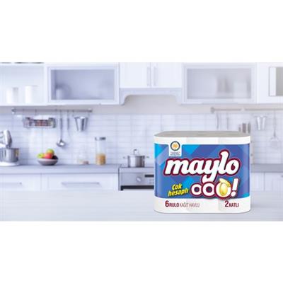 Maylo 2 Katlı 6lı Kağıt Havlu