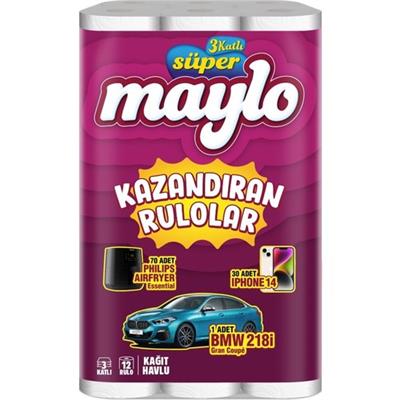 Maylo 3 Katlı Kağıt Havlu 12li