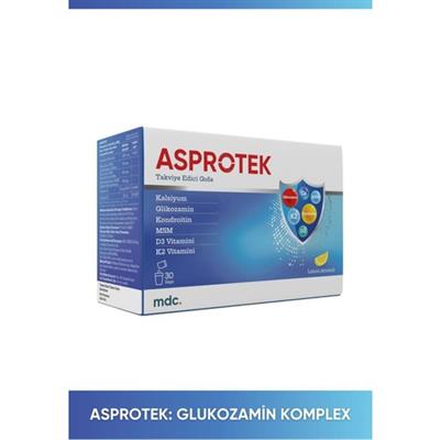 MDC Asprotek (Glukozamin, Kondroitin, Msm, Kalsiyum) 30 Saşe