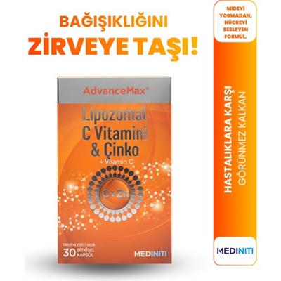 Mediniti Advancemax Beauty Lıpozomal Hyaluronik Asıt Keratin Bıotın Cınko 30 Kapsül