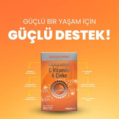 Mediniti Advancemax Beauty Lıpozomal Hyaluronik Asıt Keratin Bıotın Cınko 30 Kapsül