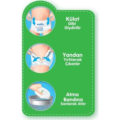 Molfix Külot Bez 6 Beden Ekstra Large Süper Fırsat Paketi 50 Adet