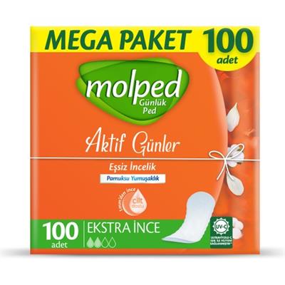 Molped Aktif Günler Günlük Ped 100 Adet