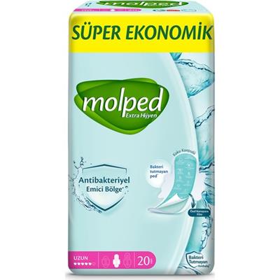 Molped Extra Hijyen Hijyenik Ped Uzun 20 Adet